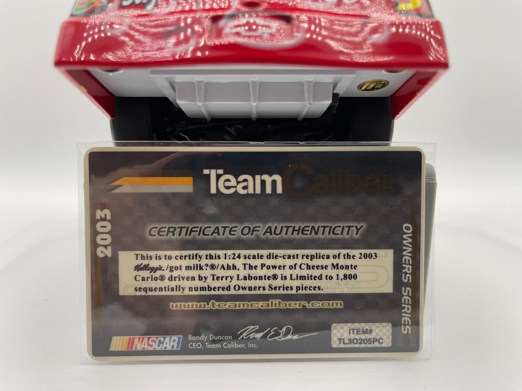 Terry Labonte #5 Kellogg’s The Power of Cheese 2003 Monte Carlo Team Caliber