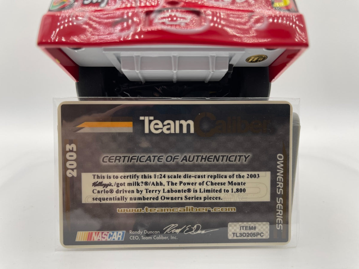 Terry Labonte #5 Kellogg’s The Power of Cheese 2003 Monte Carlo Team Caliber