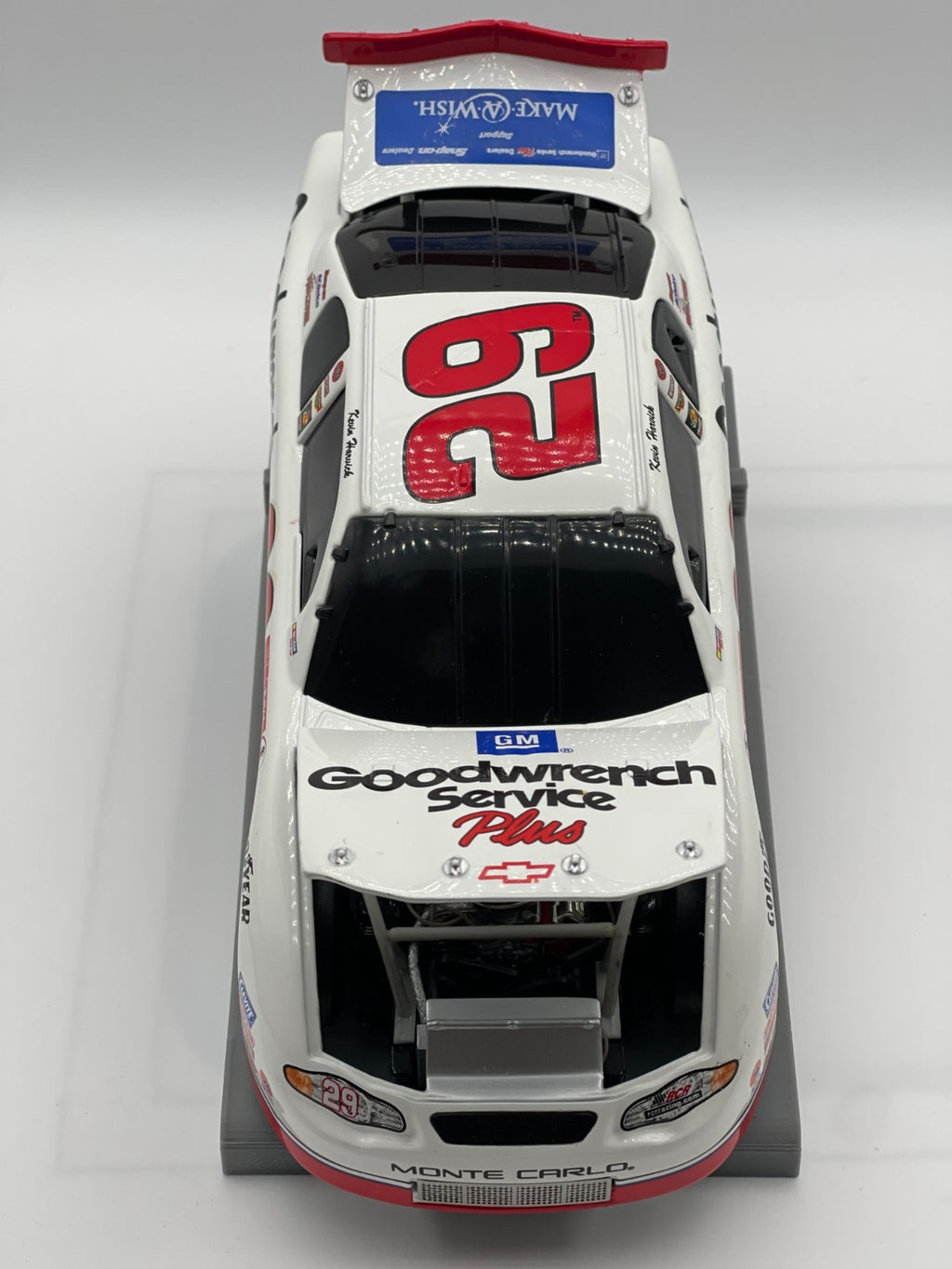 Kevin Harvick #29 GM Goodwrench Make A Wish 2001 Black Window Car 1:24