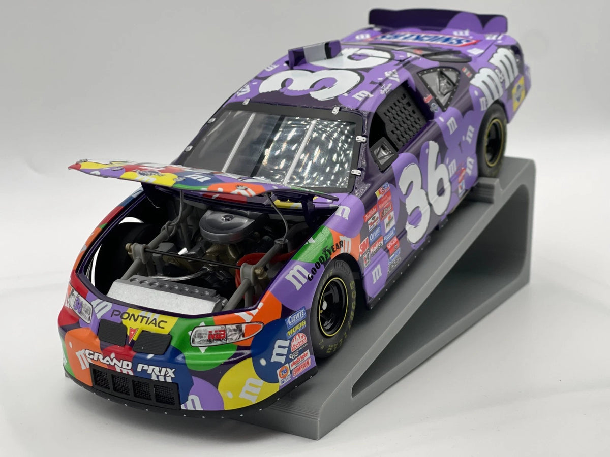 Ken Schrader #36 M&M’s Purple Color Vote Winner 2002 Grand Prix Team Caliber - original photograph 2