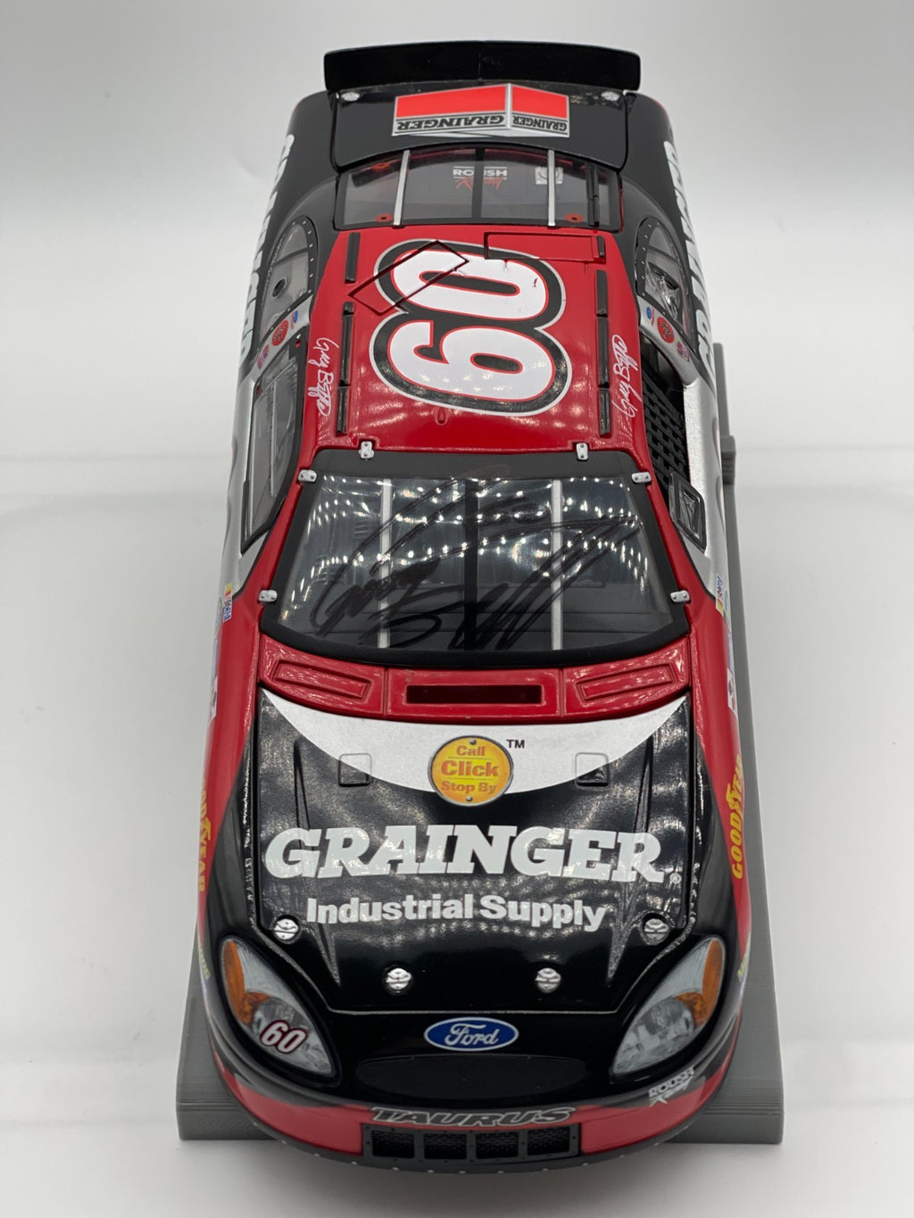 Greg Biffle #60 Grainger 2002 Taurus Autographed Team Caliber Owner Series