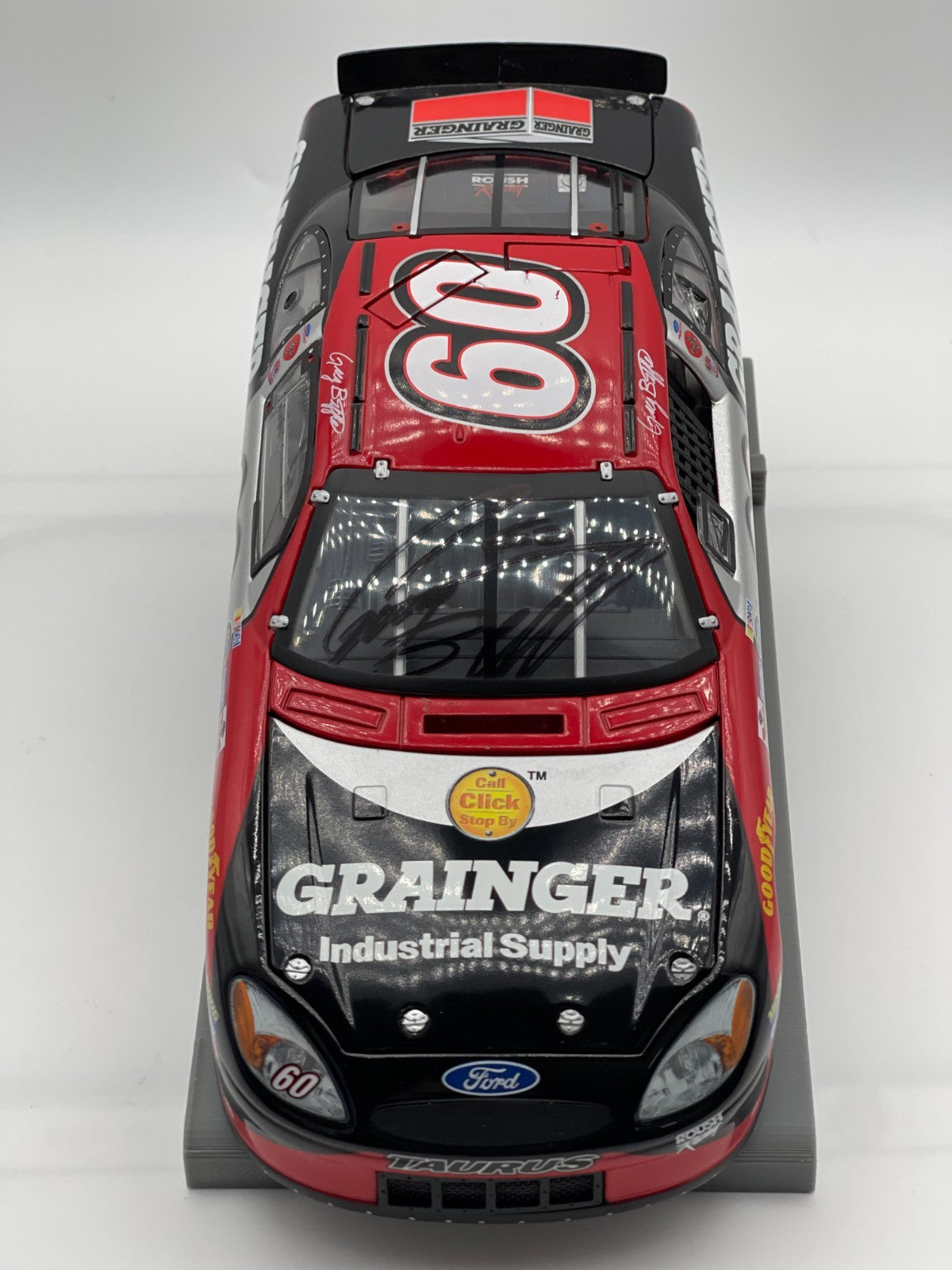 Greg Biffle #60 Grainger 2002 Taurus Autographed Team Caliber Owner Series