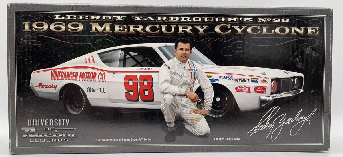 LeeRoy Yarbrough #98 '69 Mercury Cyclone Autographed University of Racing Legends