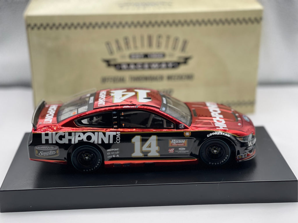 Chase Briscoe #14 HighPoint Throwback 2021 Mustang Color Chrome 1:24 Elite #/72 - original photograph 5
