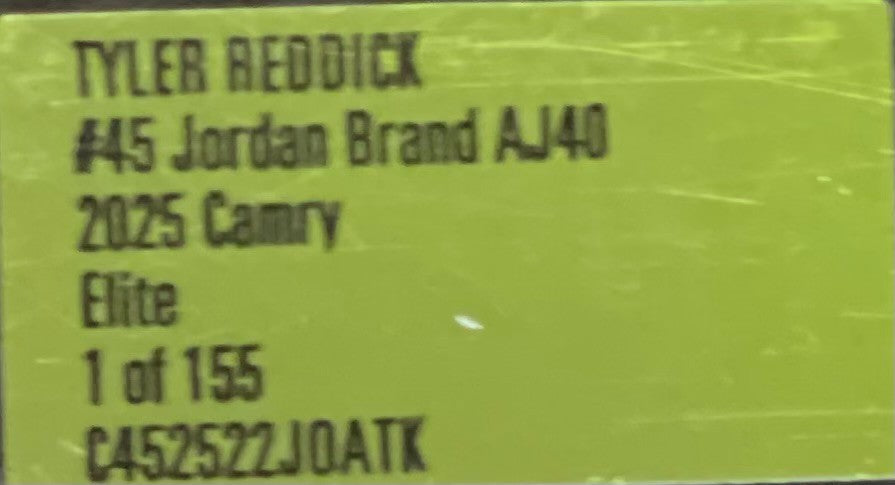 Tyler Reddick #45 Jordan Brand AJ40 2025 Camry ELITE 1:24 1/155 DIN 113