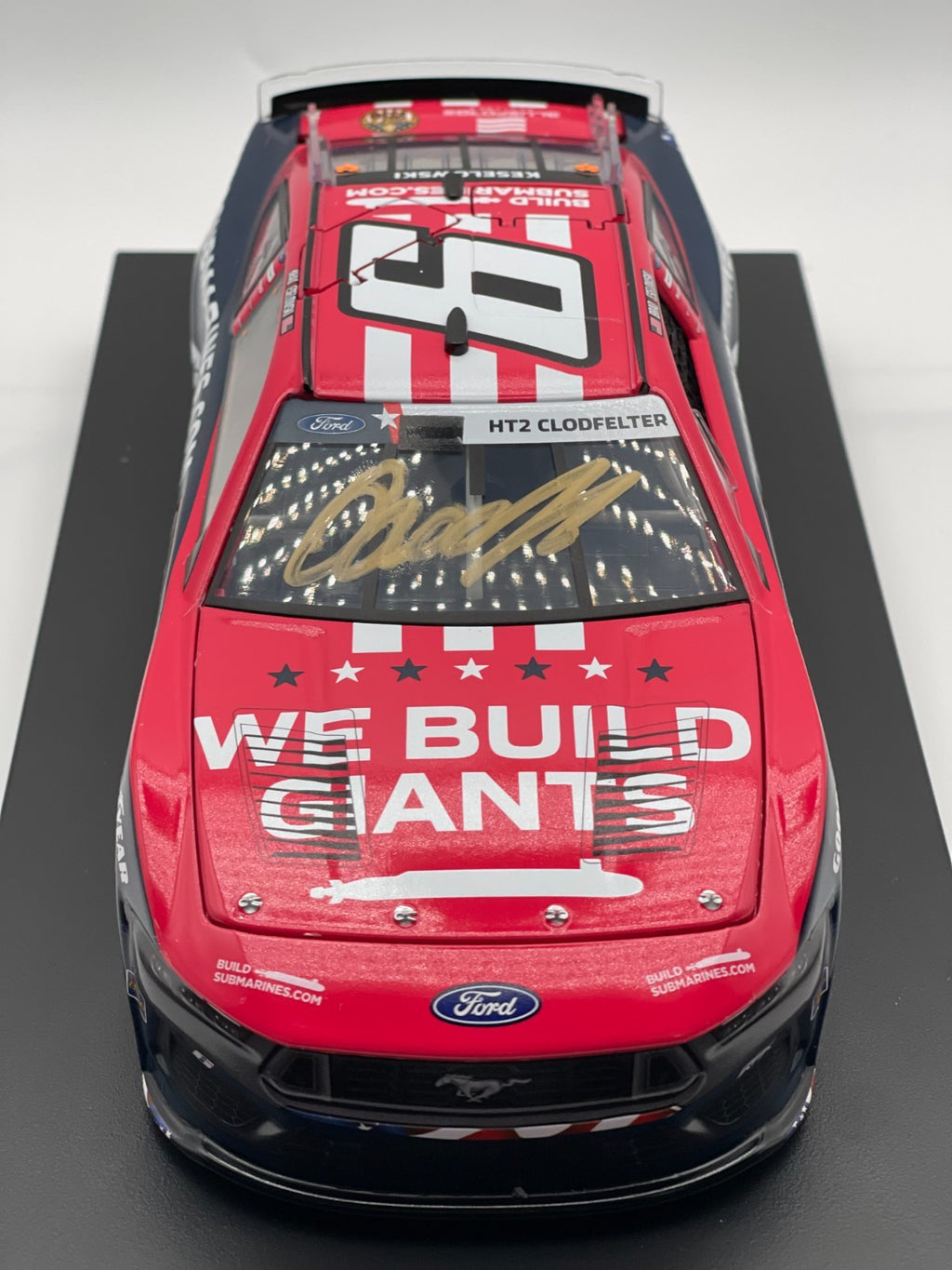 Brad Keselowski #6 BuildSubmarines.com Salutes 2025 Mustang Auto 1:24 1/72