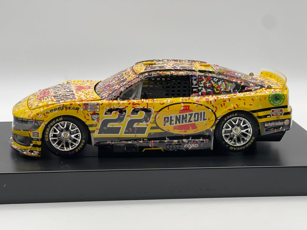 Joey Logano #22 Pennzoil Vegas Win 2024 Mustang ELITE 1:24 1/167 DIN 93