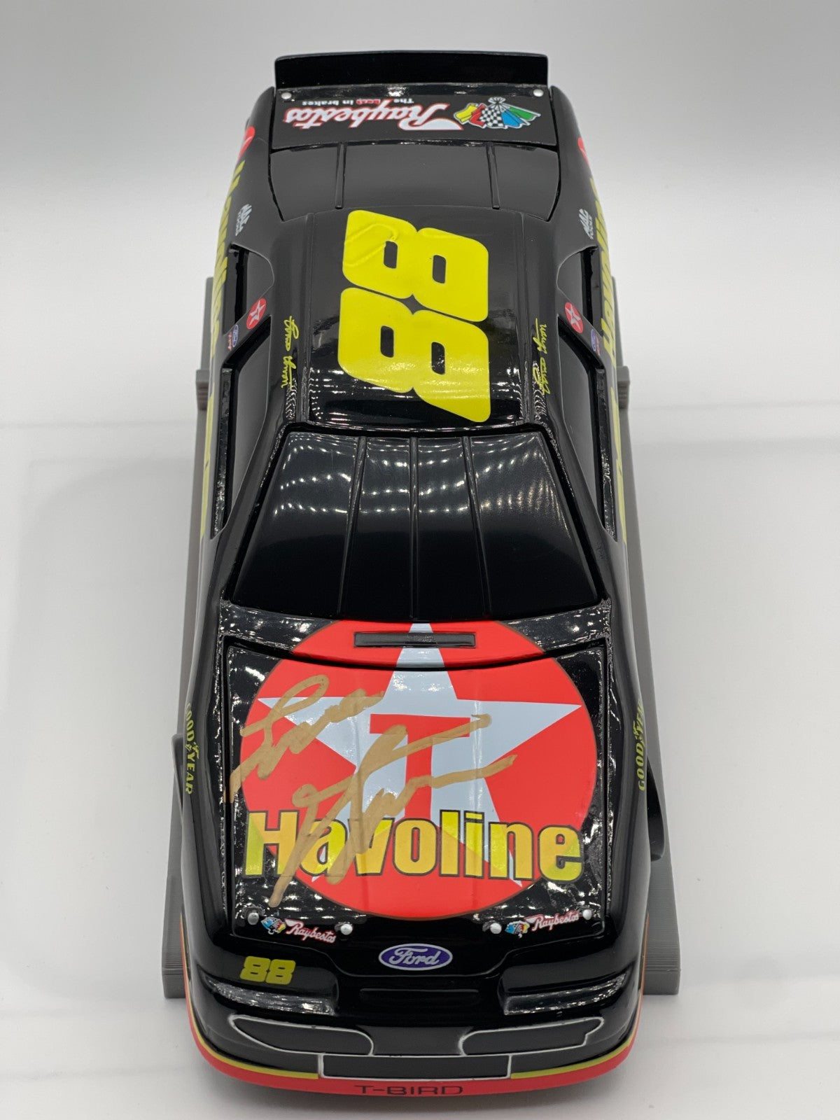 Ernie Irvan #88 Texaco Havoline 1995 Thunderbird Autographed Promo BWC 1:24