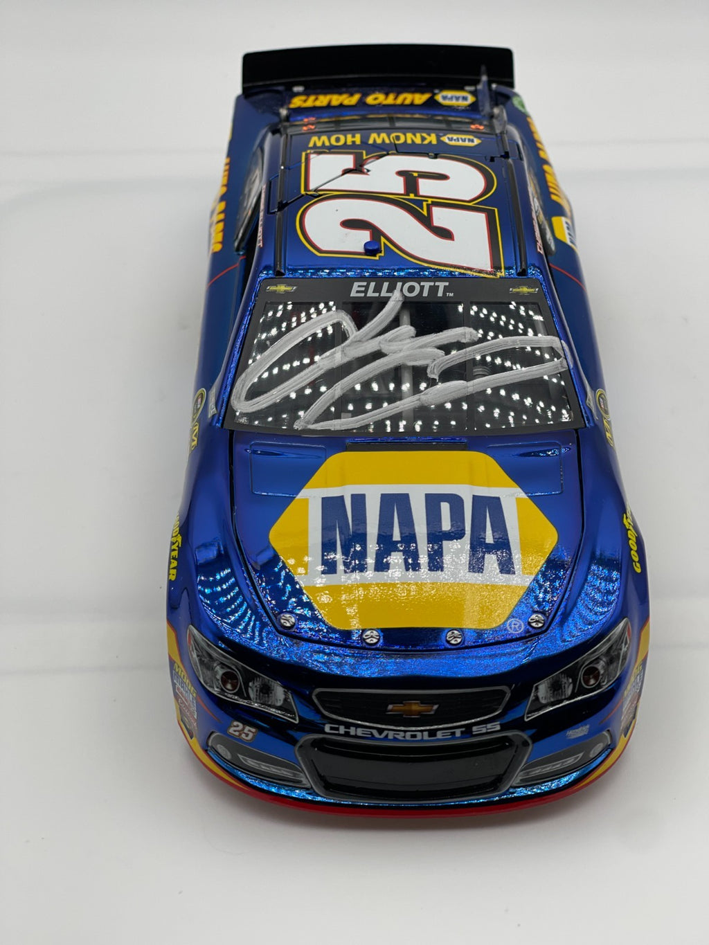 Chase Elliott #25 NAPA 2015 SS Color Chrome Auto 1:24 NASCAR Diecast