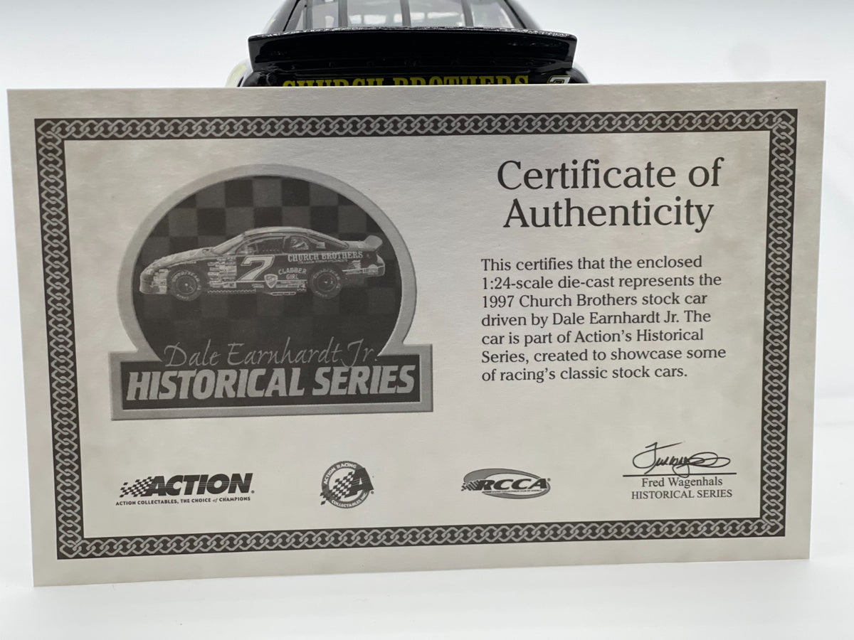 Dale Earnhardt Jr. #7 Church Brothers 1997 Monte Carlo Platinum Series CWB 1:24