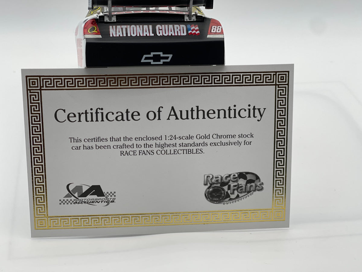 Dale Earnhardt Jr. #88 Amp Mt Dew 2008 Gold Chrome 1 of 5000 NASCAR - original photograph 8
