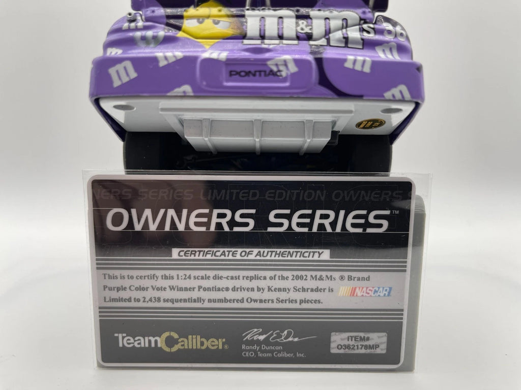 Ken Schrader #36 M&M’s Purple Color Vote Winner 2002 Grand Prix Team Caliber - original photograph 9