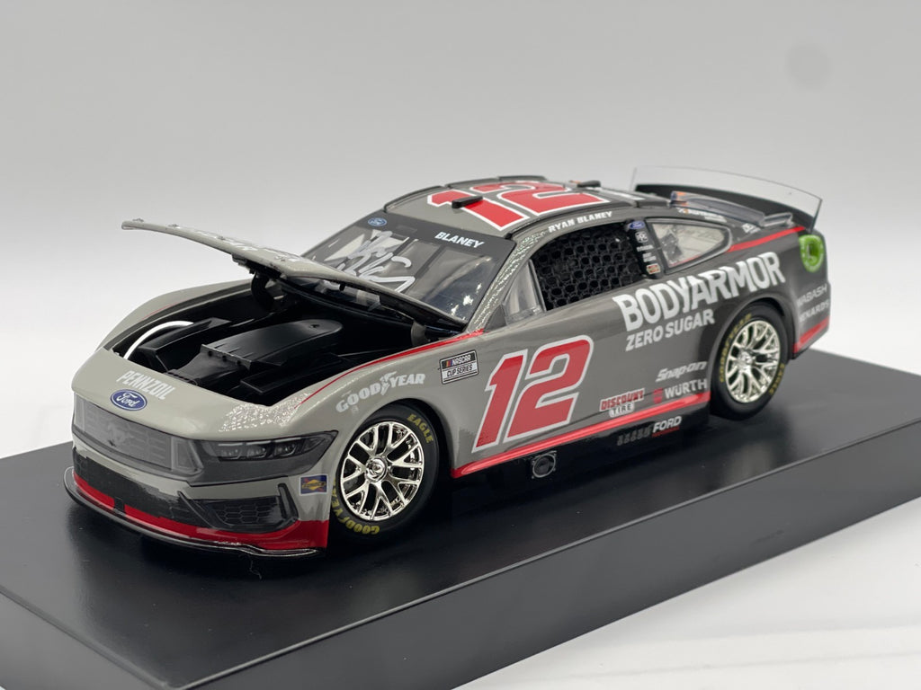 Ryan Blaney #12 BodyArmor Zero Sugar 2025 Mustang Autographed 1:24 1/144