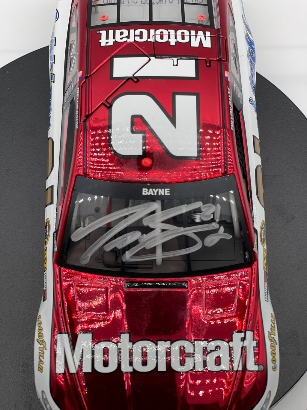 Trevor Bayne #21 Motorcraft Quick Lane 2013 Fusion Auto Color Chrome 1/48 DIN 3