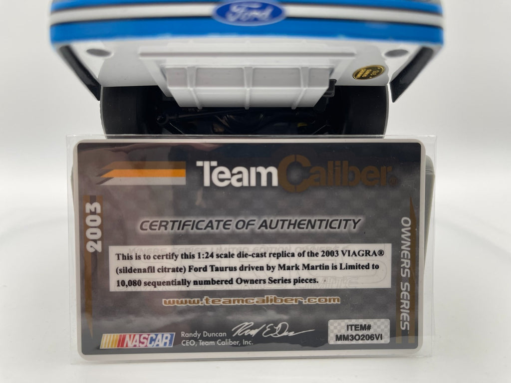 Mark Martin #6 Viagra 2003 Taurus Team Caliber Owners Series 1:24 NASCAR