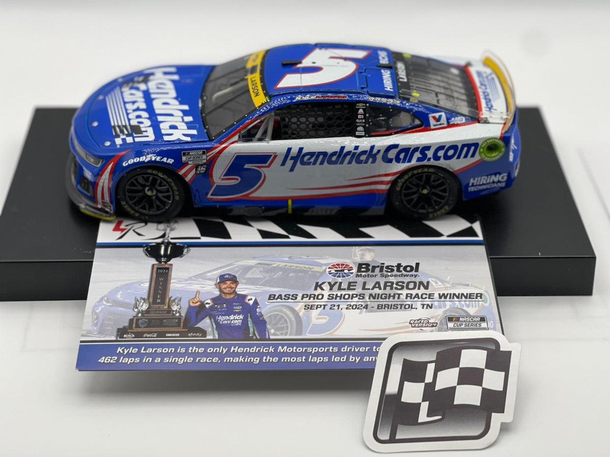 Kyle Larson #5 HendrickCars.com Bristol Win 2024 Camaro ZL1 ELITE 1/320 - original photograph 8