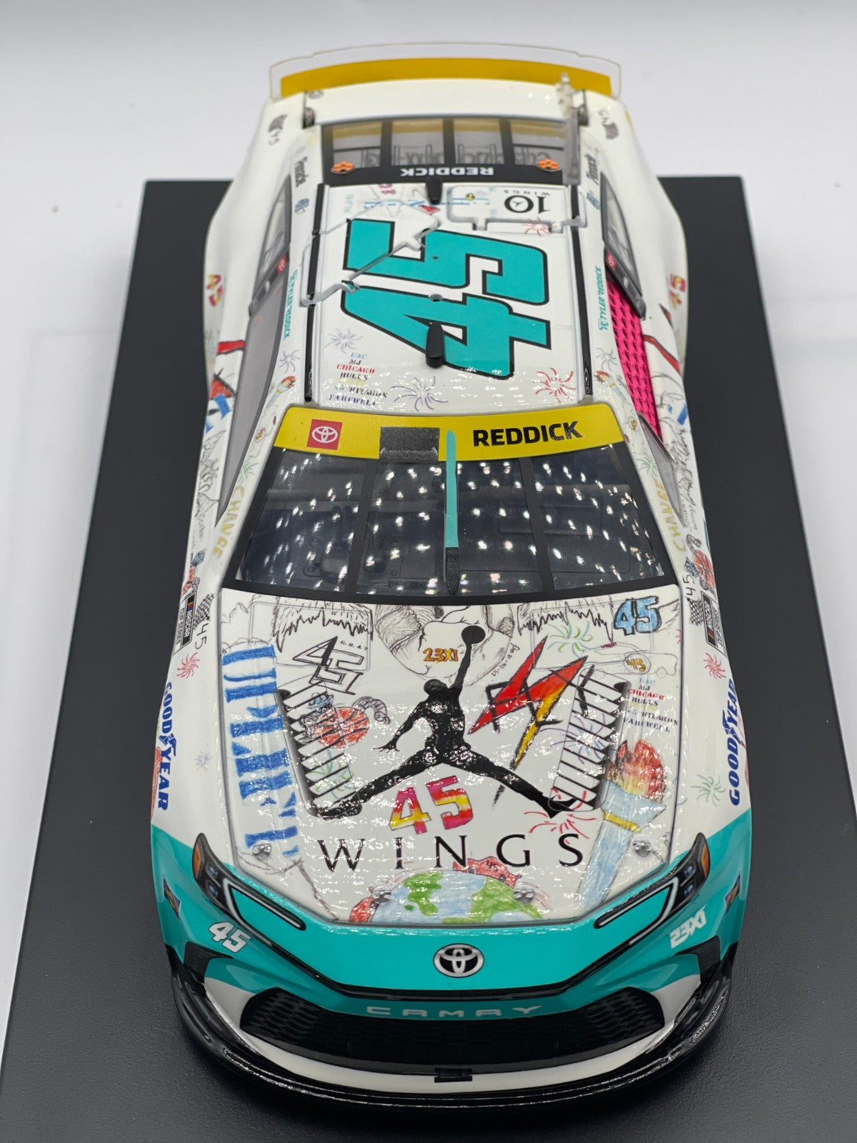 Tyler Reddick #45 Jordan Brand Charlotte 2025 Camry ELITE 1:24 1/112 DIN 34
