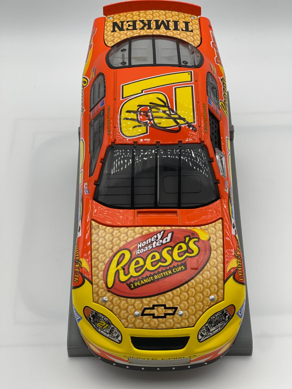 Kevin Harvick #21 Honey Roasted Reese's 2003 Monte Carlo Autographed 1:24