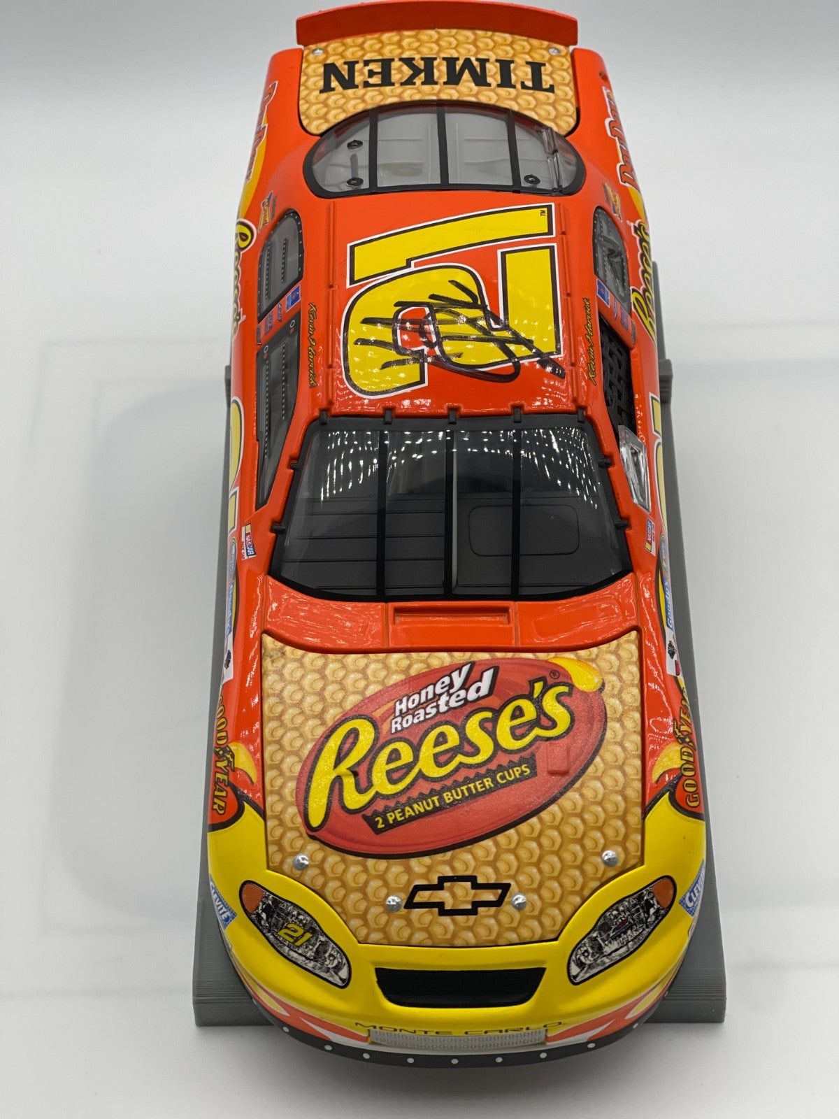 Kevin Harvick #21 Honey Roasted Reese's 2003 Monte Carlo Autographed 1:24