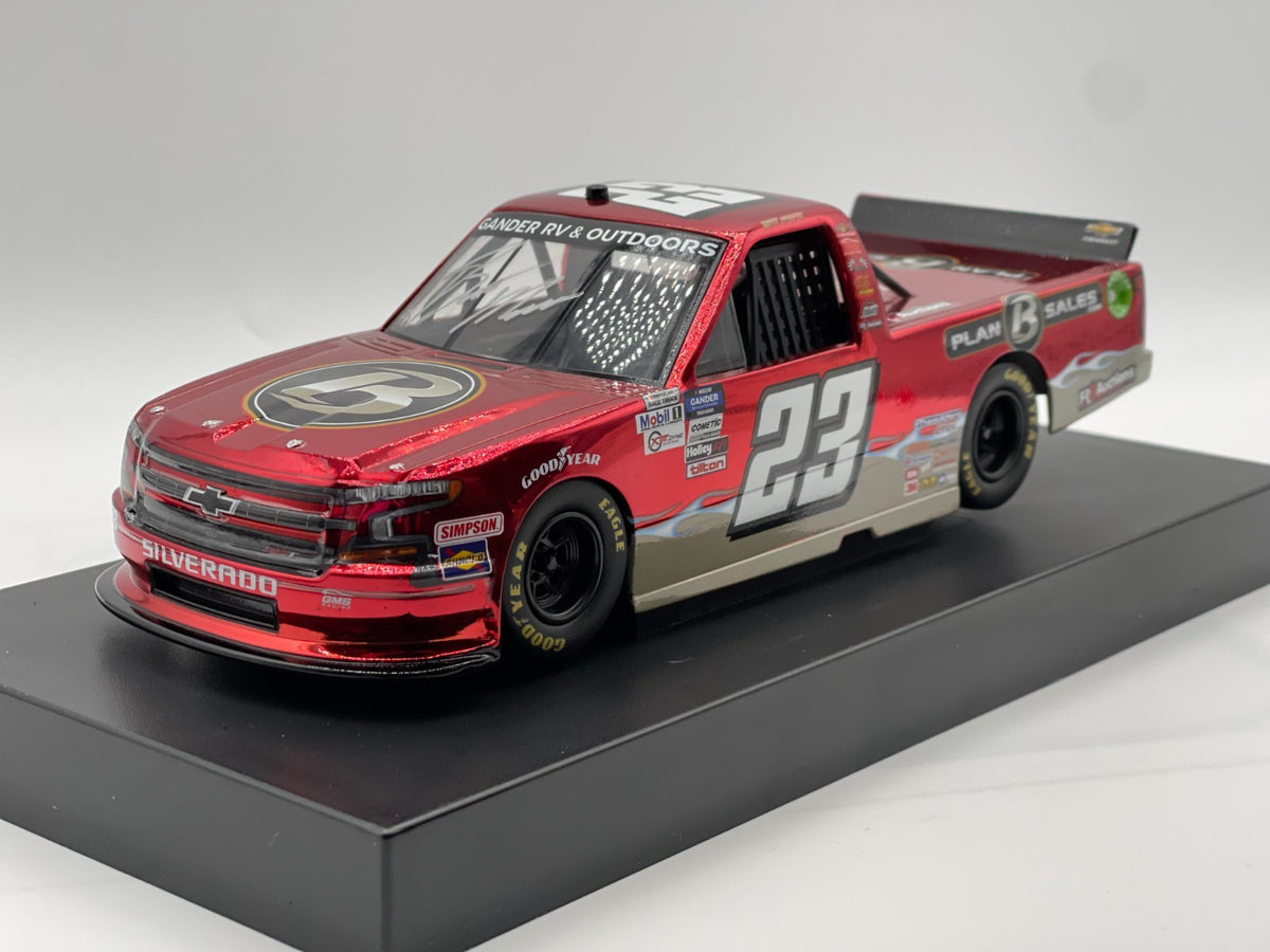 Brett Moffitt #23 Plan B Sales 2020 Silverado Auto Color Chrome 1:24 DIN 44