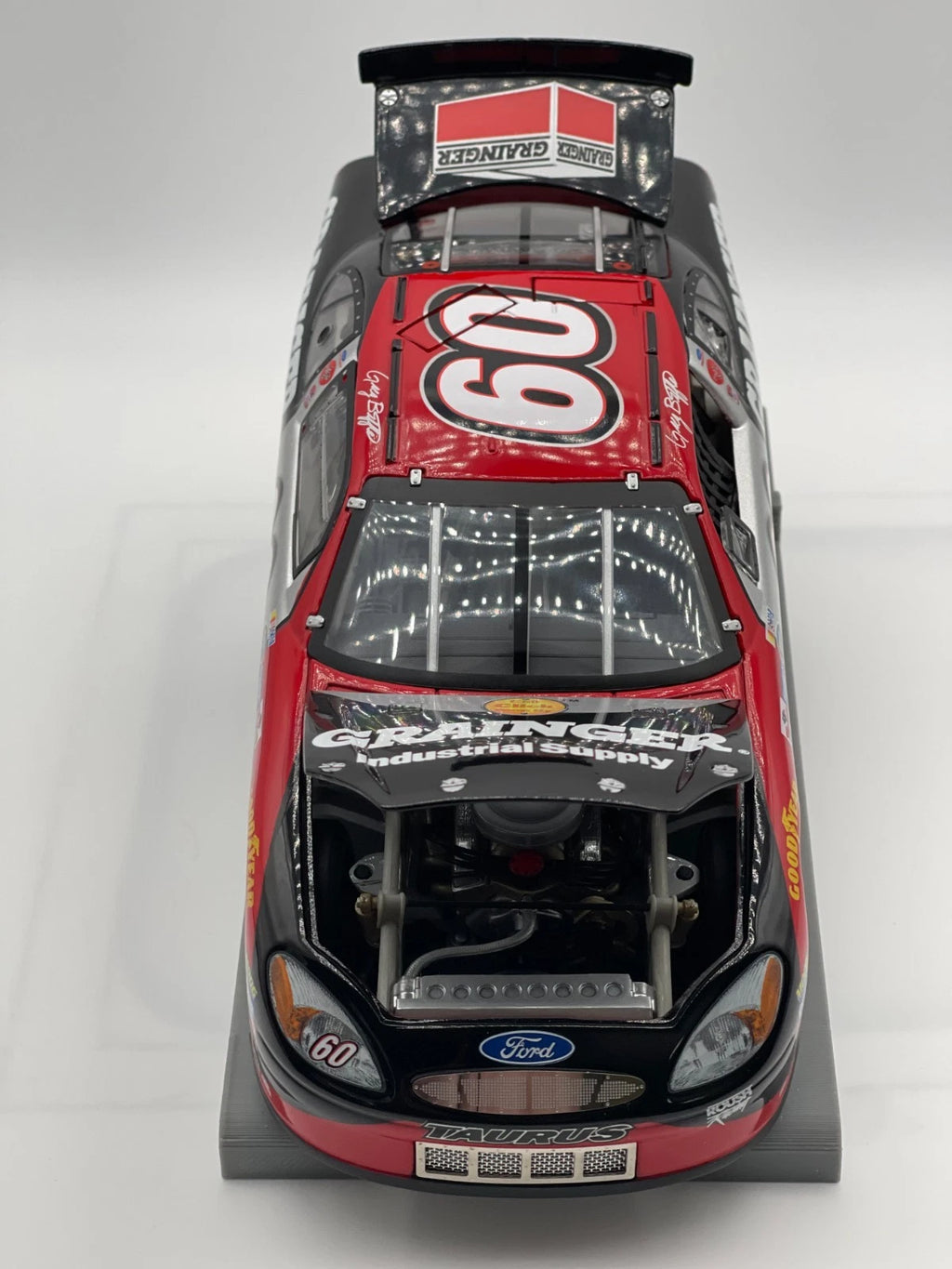 Greg Biffle #60 Grainger Team Caliber Preferred 2002 Taurus 1:24 NASCAR - original photograph 3