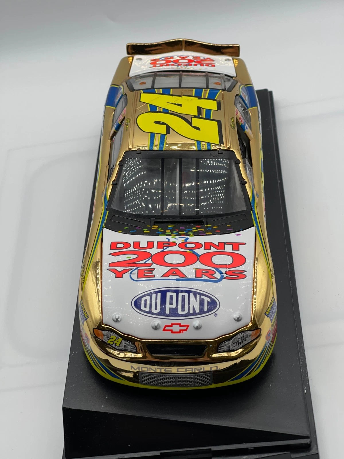 Jeff Gordon #24 DuPont 200th Anniversary 2002 Monte Carlo Gold Chrome 1/2508 - original photograph 4