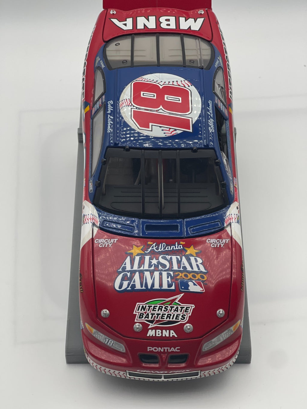 Bobby Labonte #18 Interstate Batteries MLB All Star Game 2000 Grand Prix 1:24
