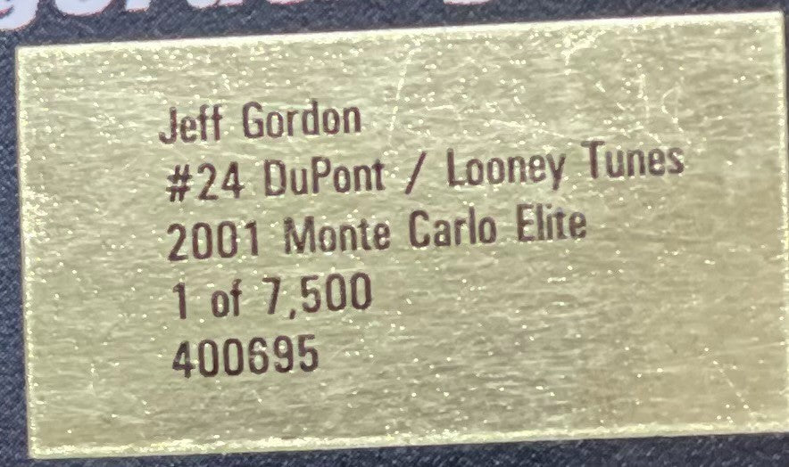Jeff Gordon #24 DuPont Looney Tunes 2001 Monte Carlo ELITE 1:24 NASCAR 1/7500