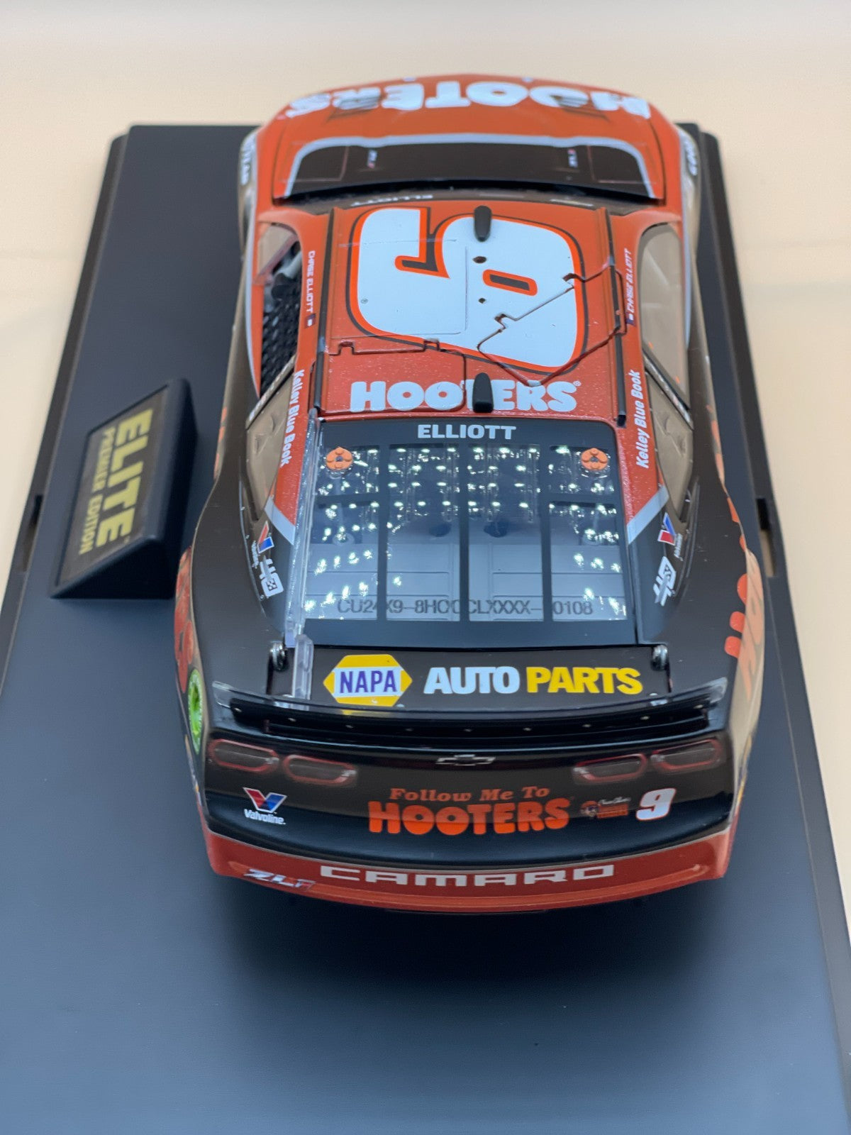 Chase Elliott #9 Hooters 2024 Camaro ZL1 ELITE Premier 1 of 144 RARE Diecast