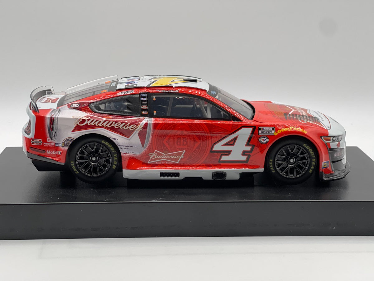Kevin Harvick #4 Budweiser 2023 Mustang 1:24 NASCAR 1/1476 DIN 921