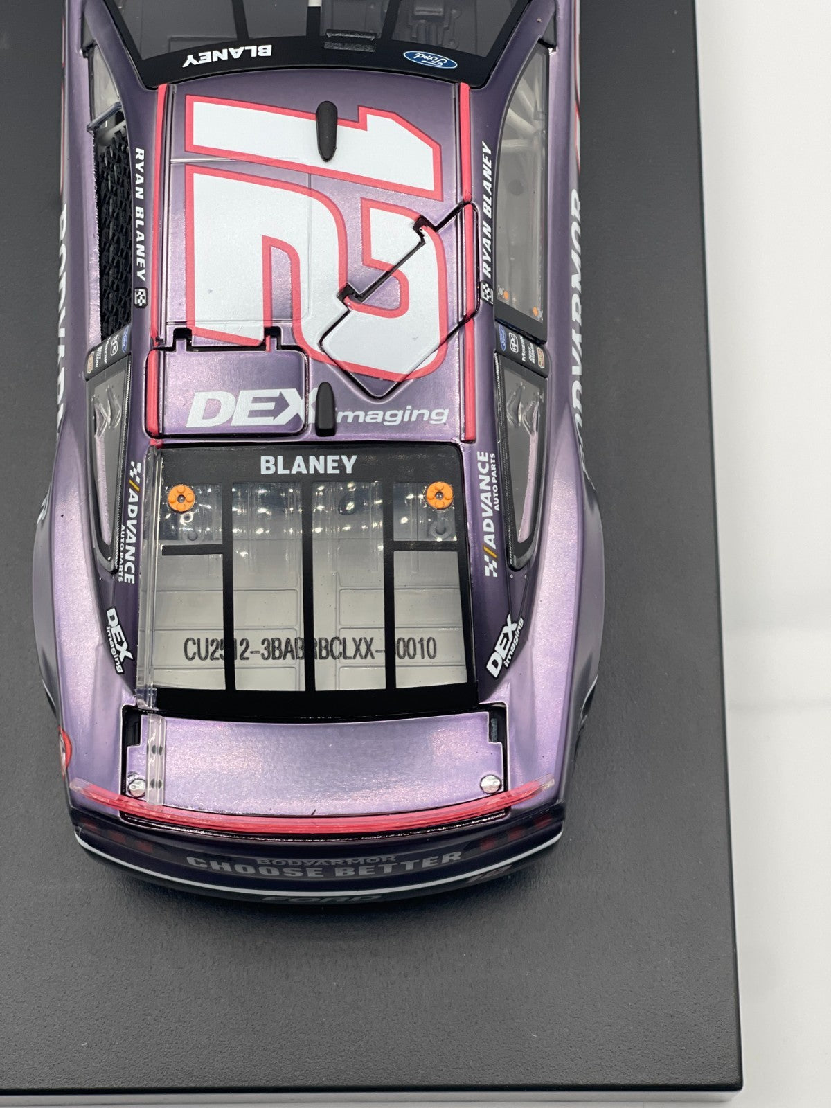 Ryan Blaney #12 BodyArmor Black 2025 Mustang Color Chrome 1:24 1/72 DIN 10 - original photograph 7