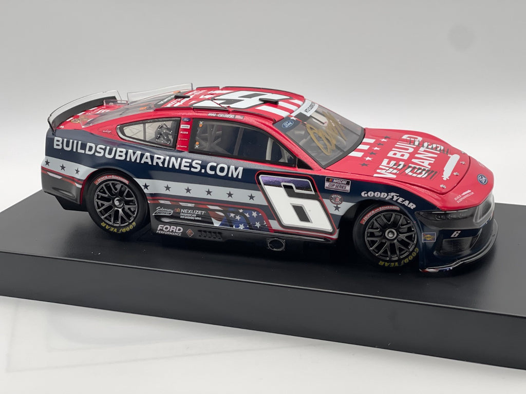 Brad Keselowski #6 BuildSubmarines.com Salutes 2025 Mustang Auto 1:24 1/72
