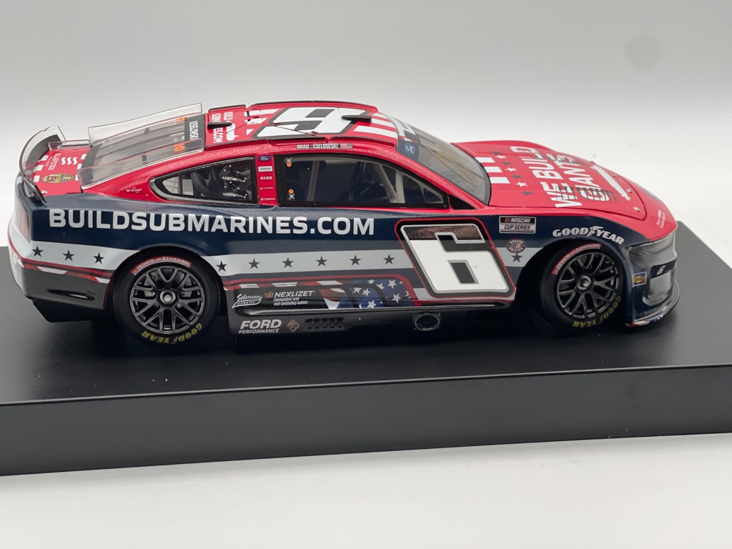 Brad Keselowski #6 BuildSubmarines.com Salutes 2025 Mustang Auto 1:24 1/72