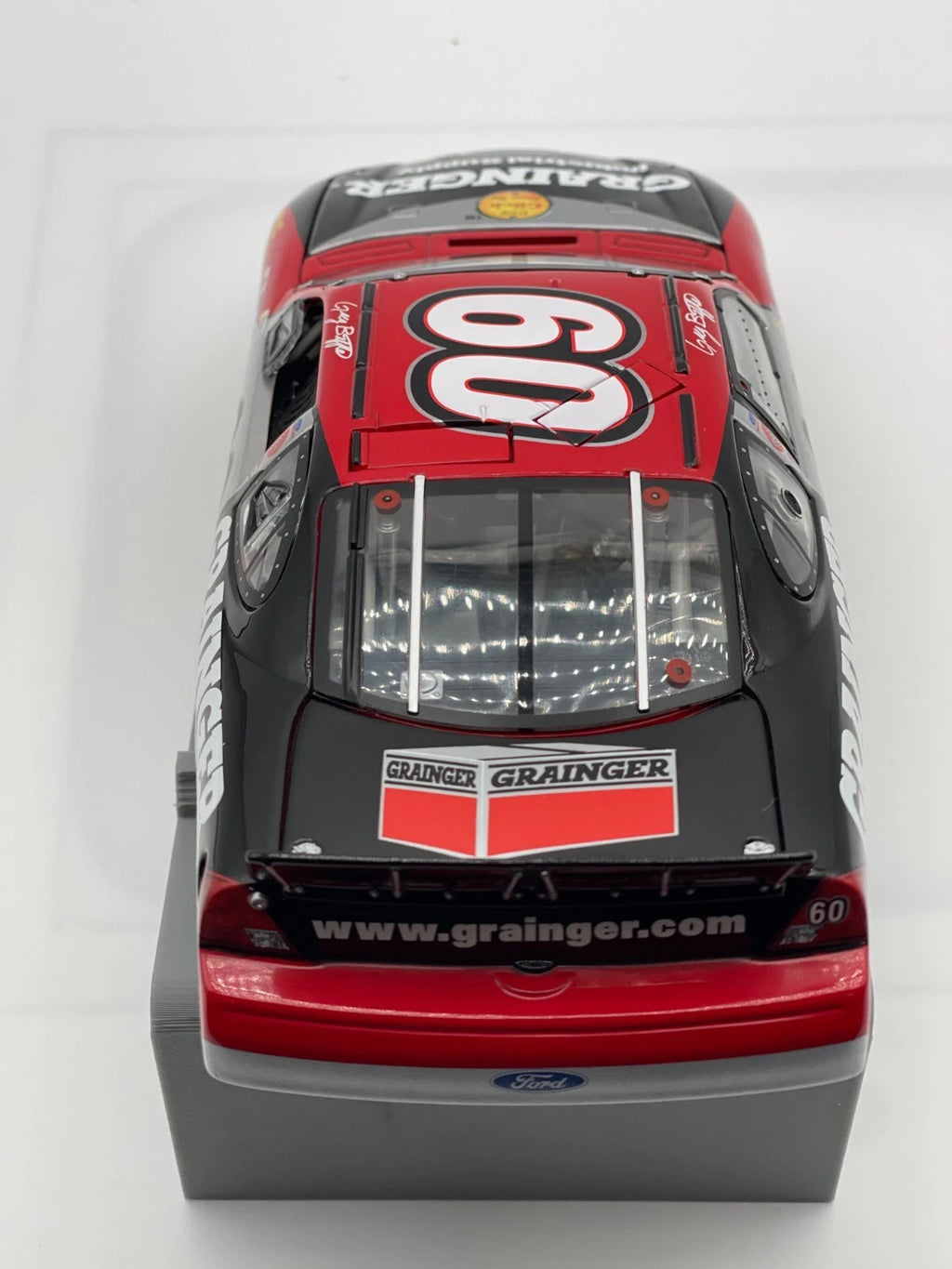 Greg Biffle #60 Grainger Team Caliber Preferred 2002 Taurus 1:24 NASCAR - original photograph 7