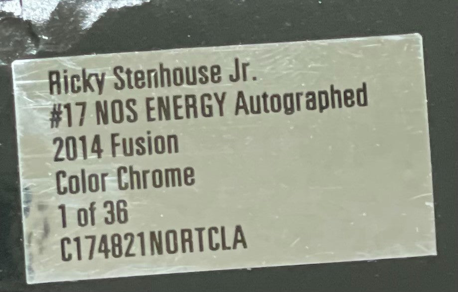 Ricky Stenhouse Jr. #17 NOS Energy Auto 2014 Fusion Color Chrome 1:24 1/36 DIN 20
