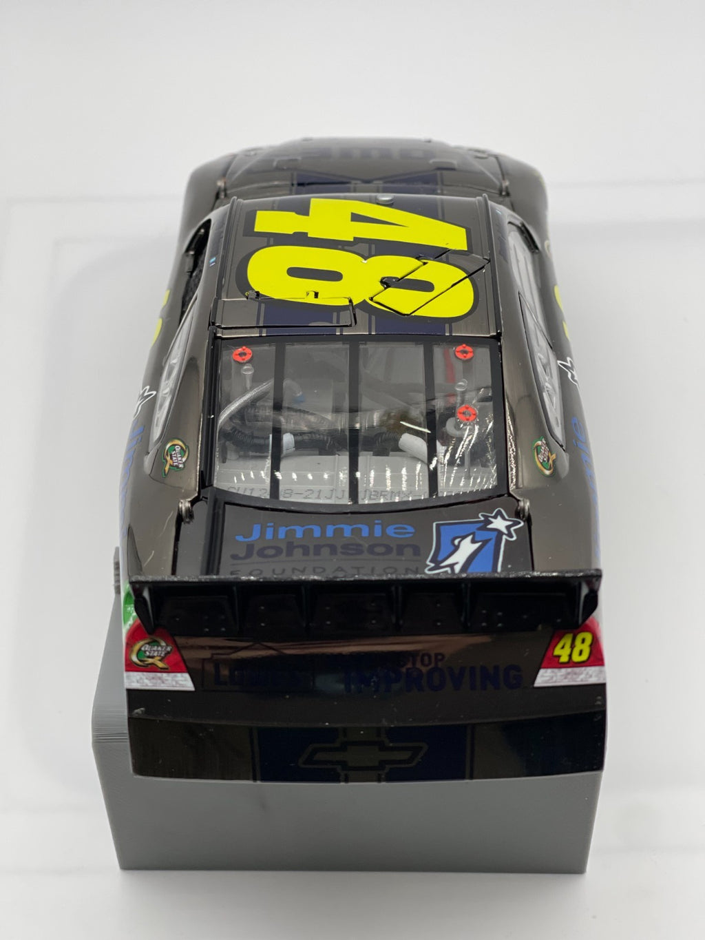 Jimmie Johnson #48 Foundation 2012 Impala Brushed Metal 1:24 1/72 DIN 24