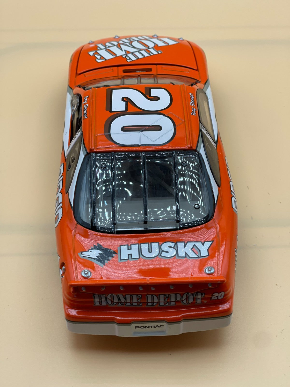 Tony Stewart #20 Home Depot 1999 Pontiac Clear Window Bank 1:24 NASCAR Diecast - original photograph 6