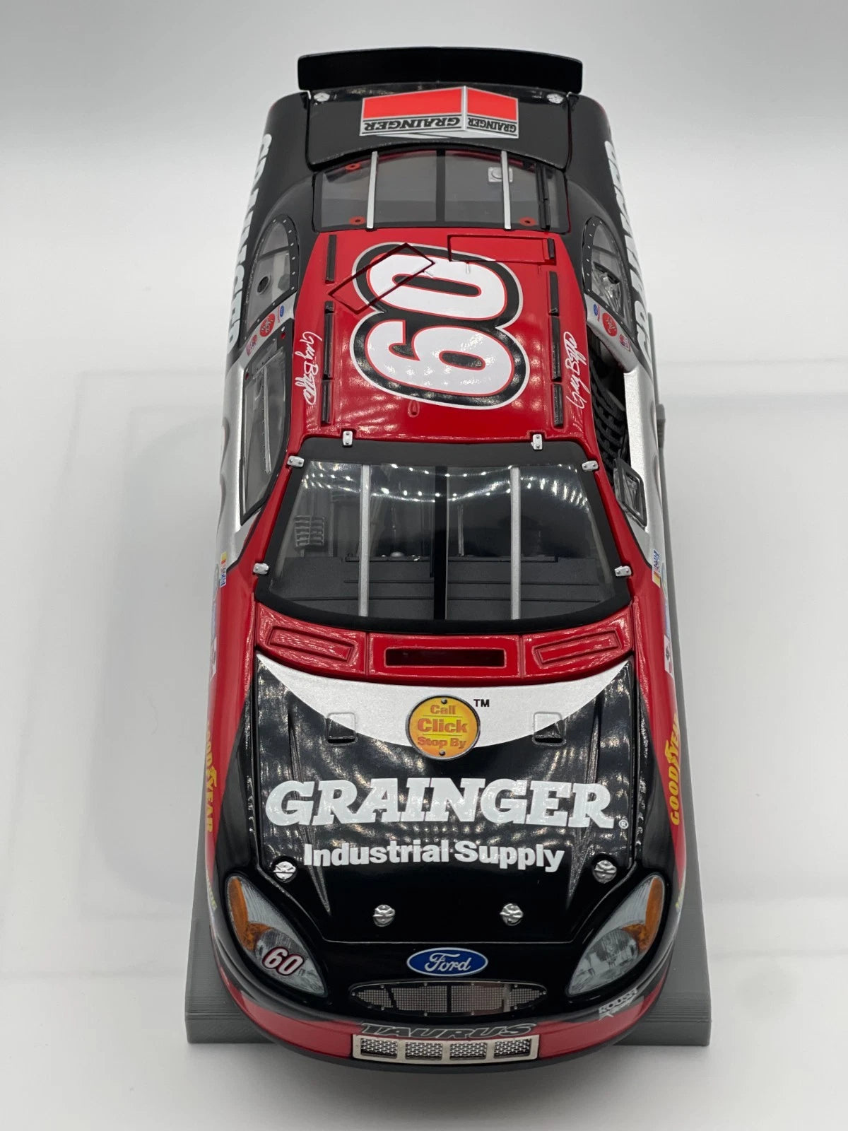 Greg Biffle #60 Grainger Team Caliber Preferred 2002 Taurus 1:24 NASCAR - original photograph 4