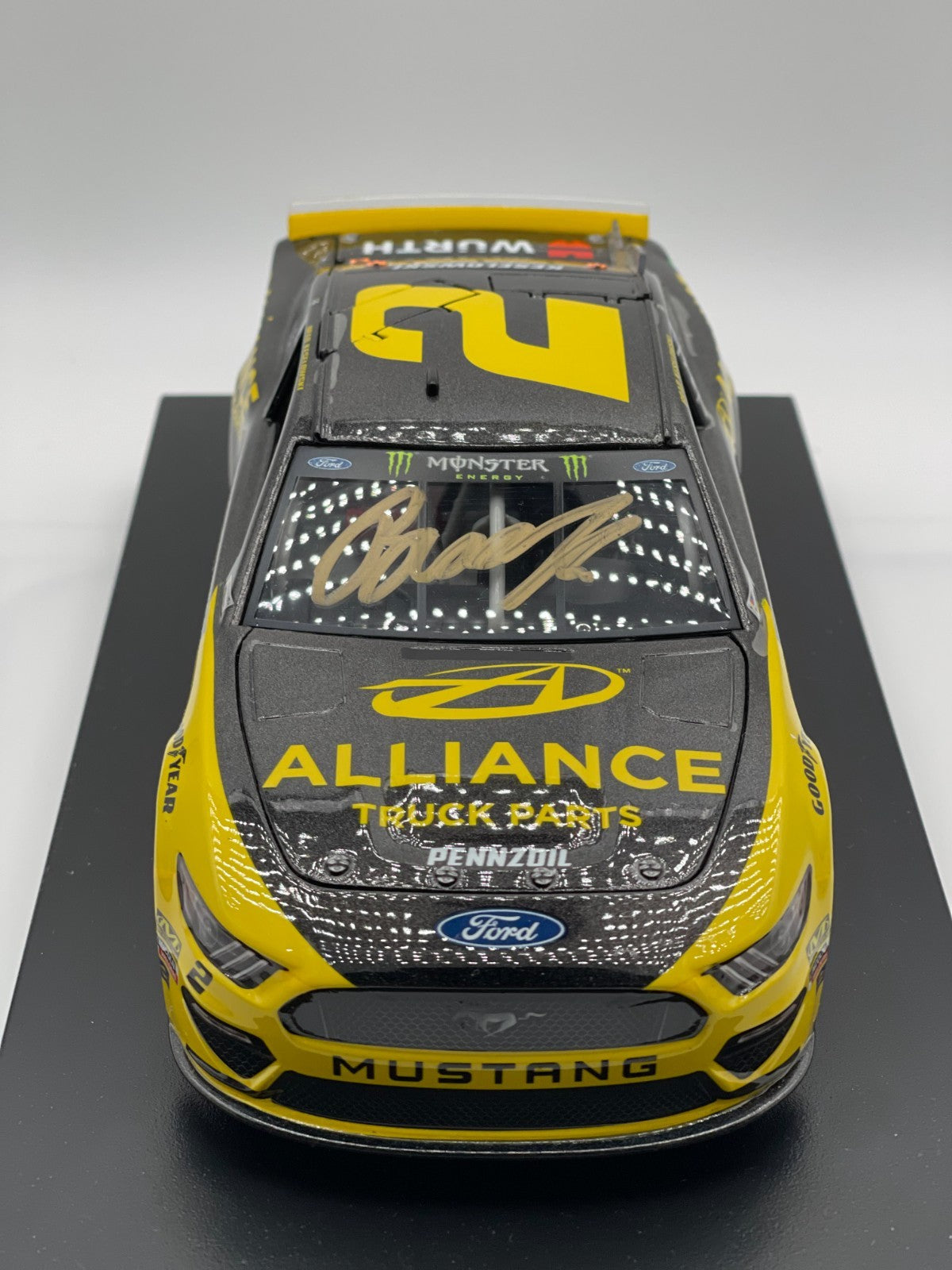 Brad Keselowski #2 Alliance Truck Parts 2019 Mustang Auto Flashcoat 1:24 DIN 15