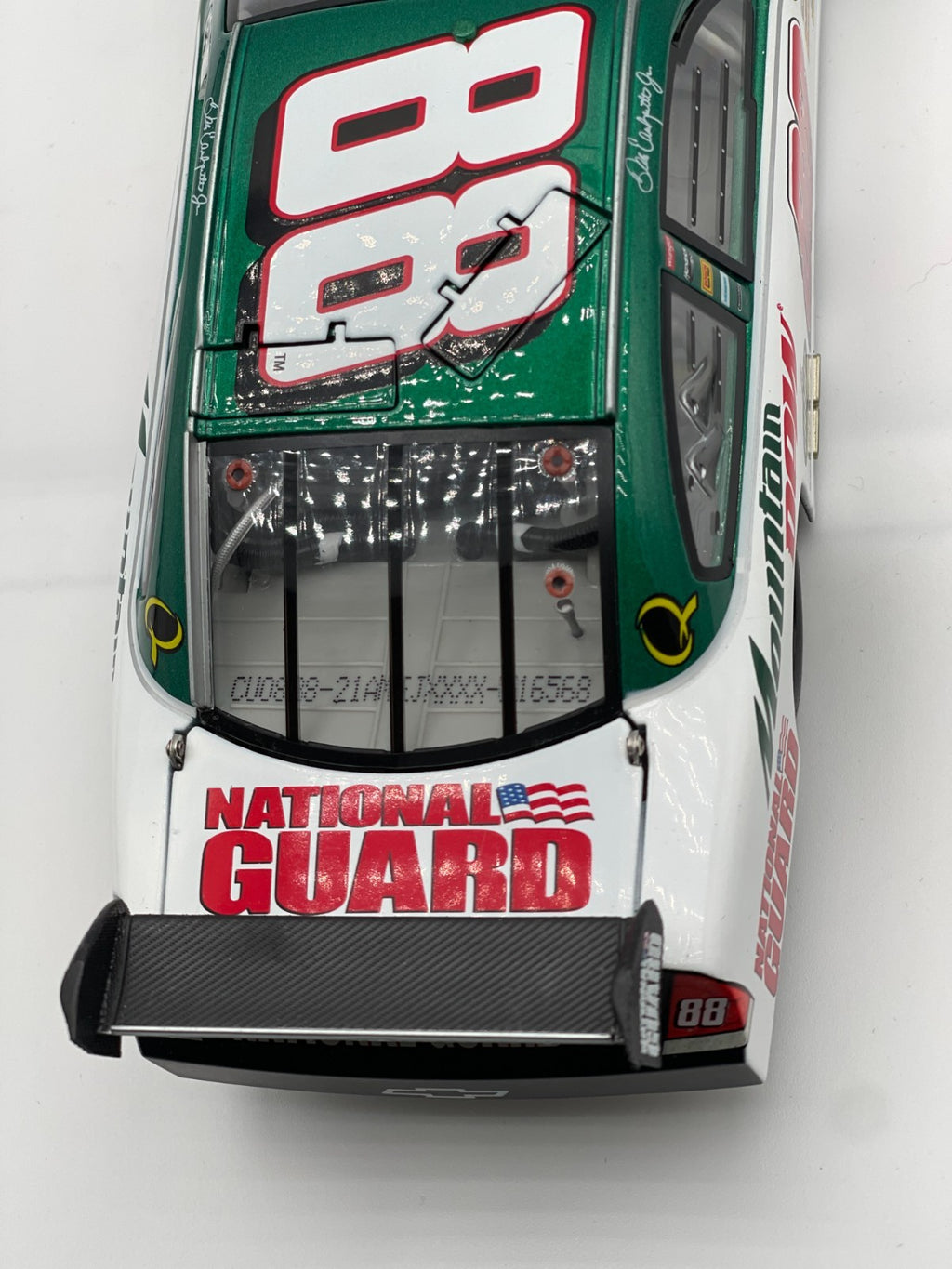 Dale Earnhardt Jr. #88 AMP Energy / Mountain Dew 2008 Impala SS COT 1:24 - Loose RF Tire - original photograph 7