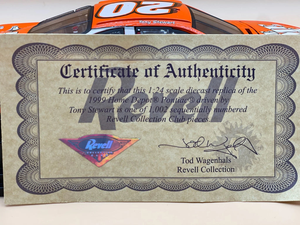 Tony Stewart #20 Home Depot 1999 Pontiac Revell 1:24 1/1002 - original photograph 9