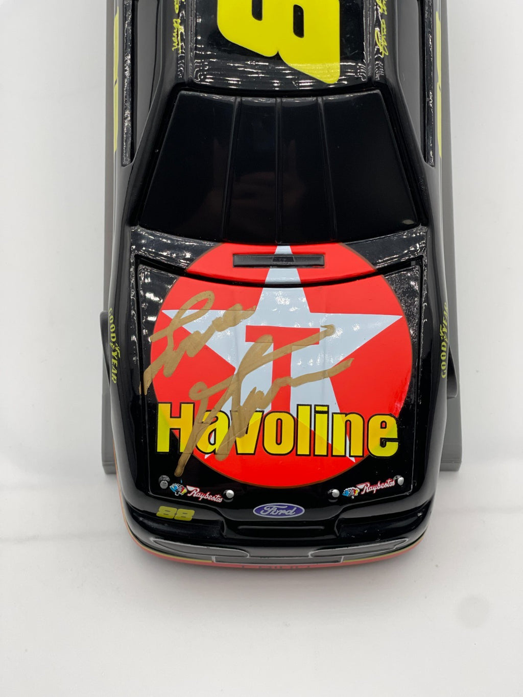 Ernie Irvan #88 Texaco Havoline 1995 Thunderbird Autographed Promo BWC 1:24