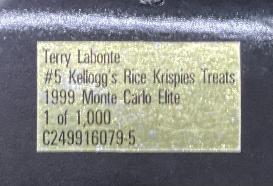 Terry Labonte #5 Kellogg’s Rice Krispies 1999 Monte Carlo ELITE 1:24 1/1000