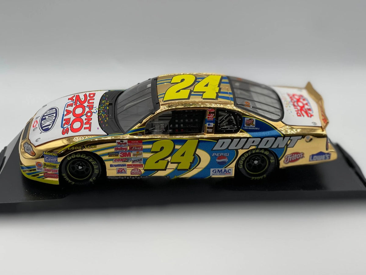 Jeff Gordon #24 DuPont 200th Anniversary 2002 Monte Carlo Gold Chrome 1/2508 - original photograph 2