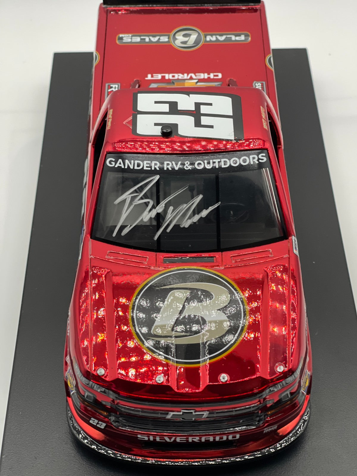 Brett Moffitt #23 Plan B Sales 2020 Silverado Auto Color Chrome 1:24 DIN 44