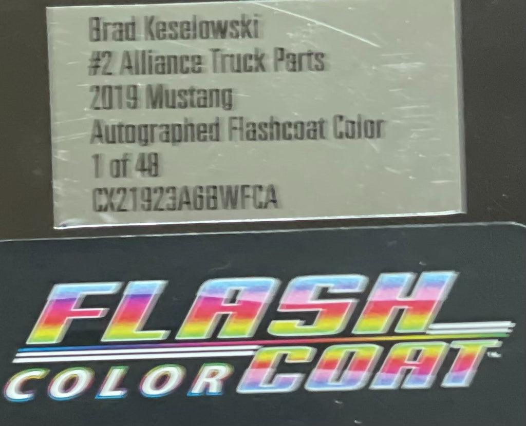 Brad Keselowski #2 Alliance Truck Parts 2019 Mustang Auto Flashcoat 1:24 DIN 15