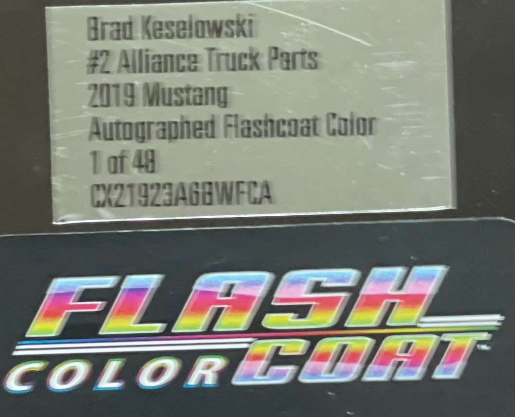 Brad Keselowski #2 Alliance Truck Parts 2019 Mustang Auto Flashcoat 1:24 DIN 15