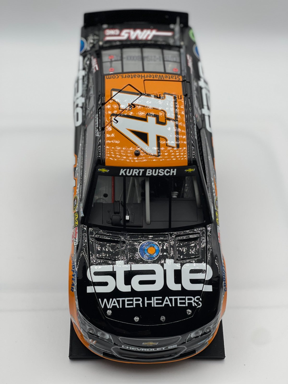 Kurt Busch #41 State Water Heaters 2015 Chevrolet SS 1:24 1/637 - original photograph 3