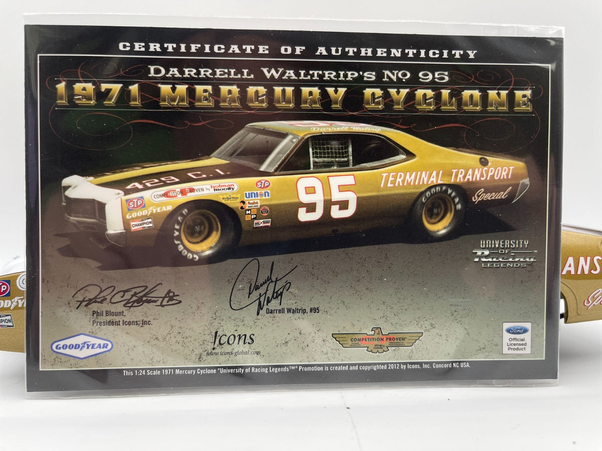 Darrell Waltrip #95 ‘71 Mercury Cyclone University of Racing Legend