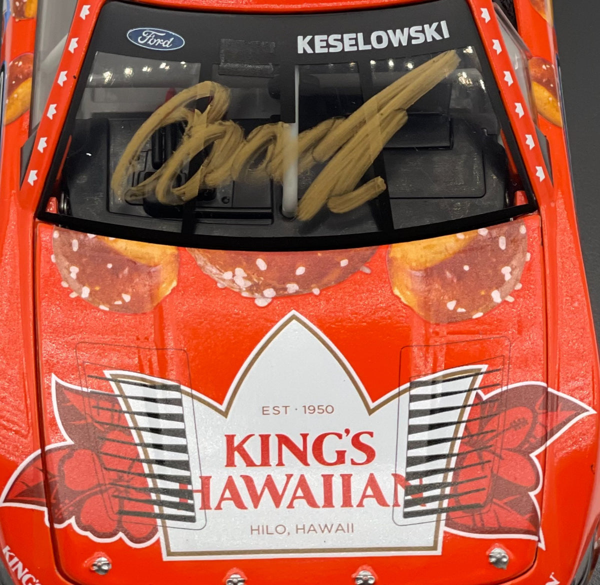 Brad Keselowski #6 King's Hawaiian Soft Pretzel Bites 2024 Mustang Auto 1/72